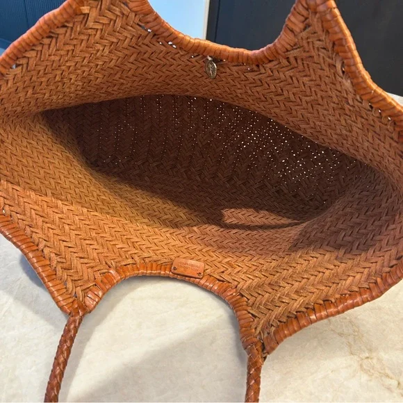 Dragon Diffusion Woven Leather Tote Bag - Picture 6 of 7